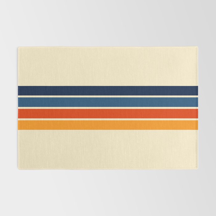 Mitsunari - Classic Retro Stripes Rug Gallery Image 2