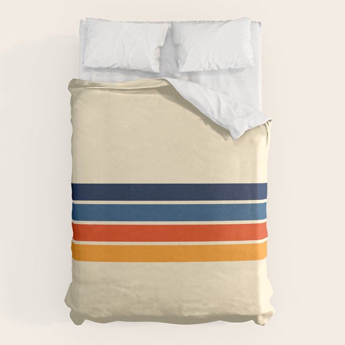 Mitsunari - Classic Retro Stripes Duvet Cover Gallery Image 6