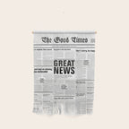The Good Times Vol. 1, No. 1 / Newspaper with only good news Wall Hanging Gallery Image 1