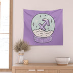 Sagittarius Snow Globe Wall Tapestry Gallery Image 2