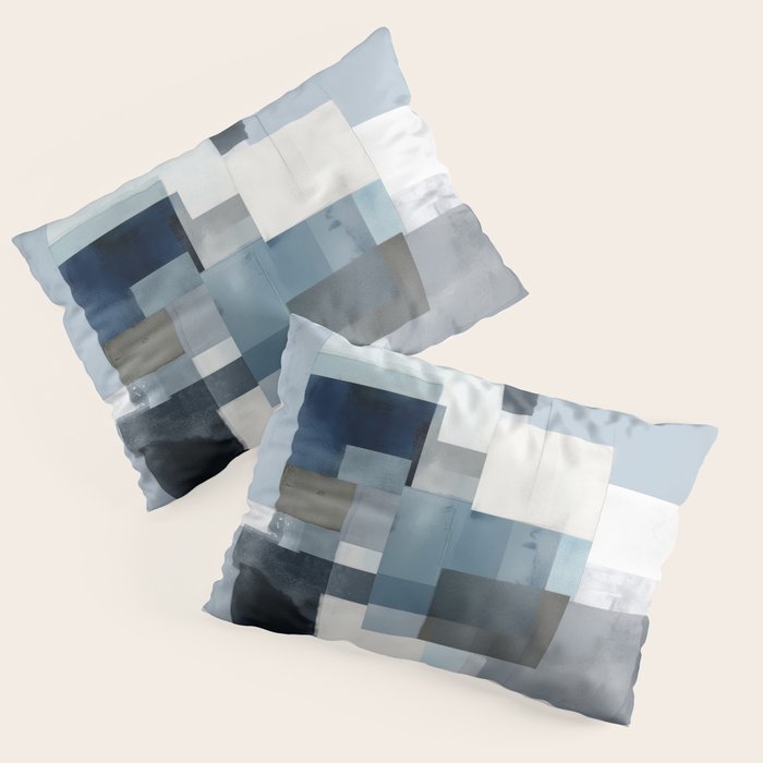 Soft Blue Forms II Pillow Sham Gallery Image 3