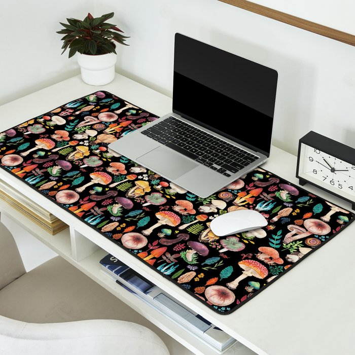 Mushroom heart Desk Mat Gallery Image 2