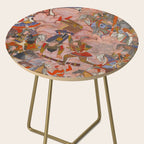 Antique Persian Art Battle Scene Side Table Gallery Image 2