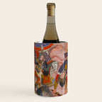 Antique Persian Art Battle Scene Wine Chiller Gallery Image 2