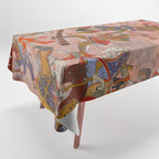Antique Persian Art Battle Scene Tablecloth Gallery Image 1