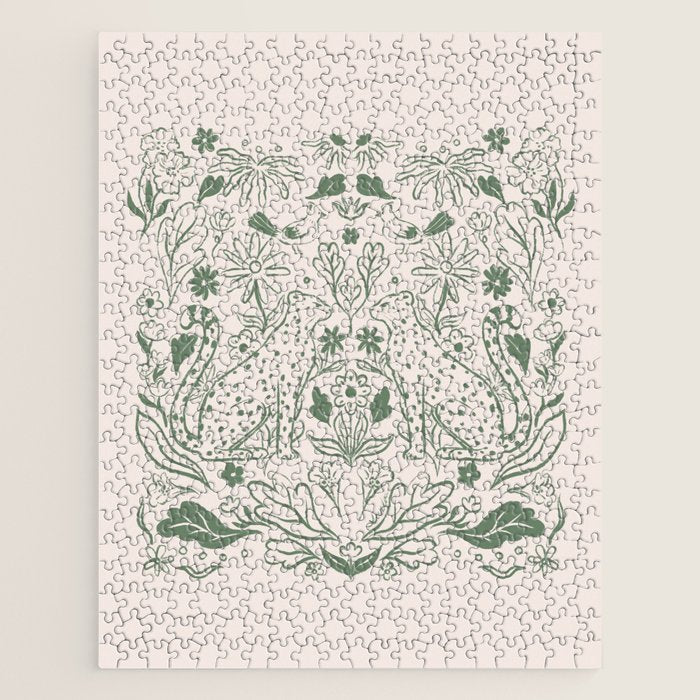 All About Balance Lines (olive) Jigsaw Puzzle Gallery Image 1