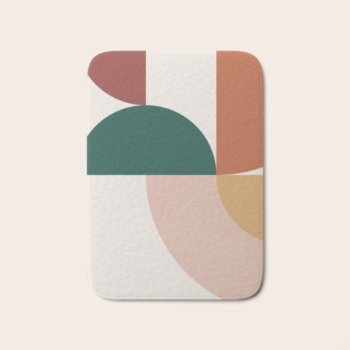 Abstract Geometric 12 Bath Mat Gallery Image 1