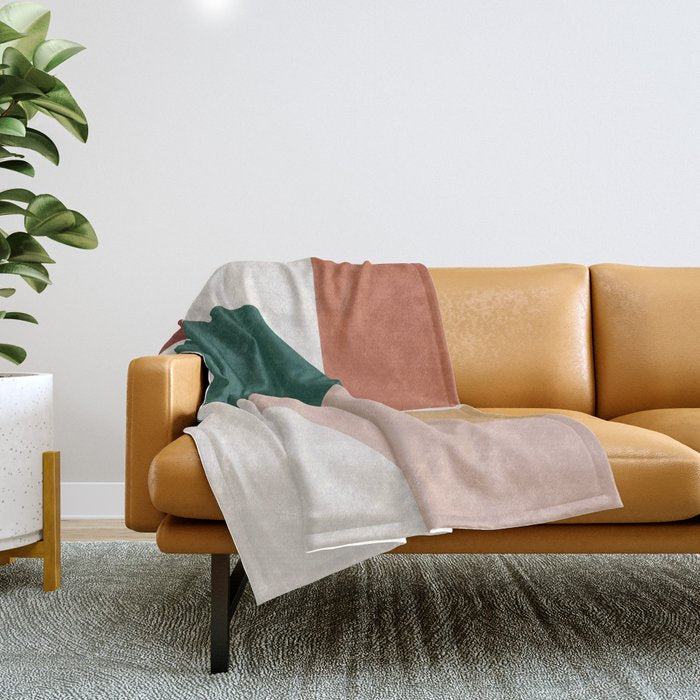 Abstract Geometric 12 Throw Blanket Gallery Image 1