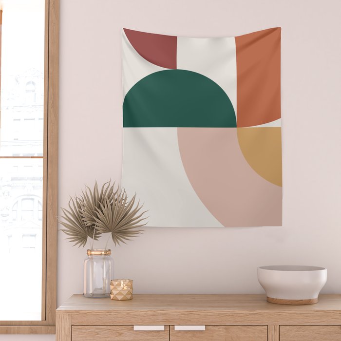 Abstract Geometric 12 Wall Tapestry Gallery Image 2