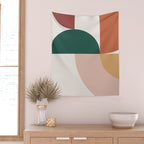 Abstract Geometric 12 Wall Tapestry Gallery Image 2