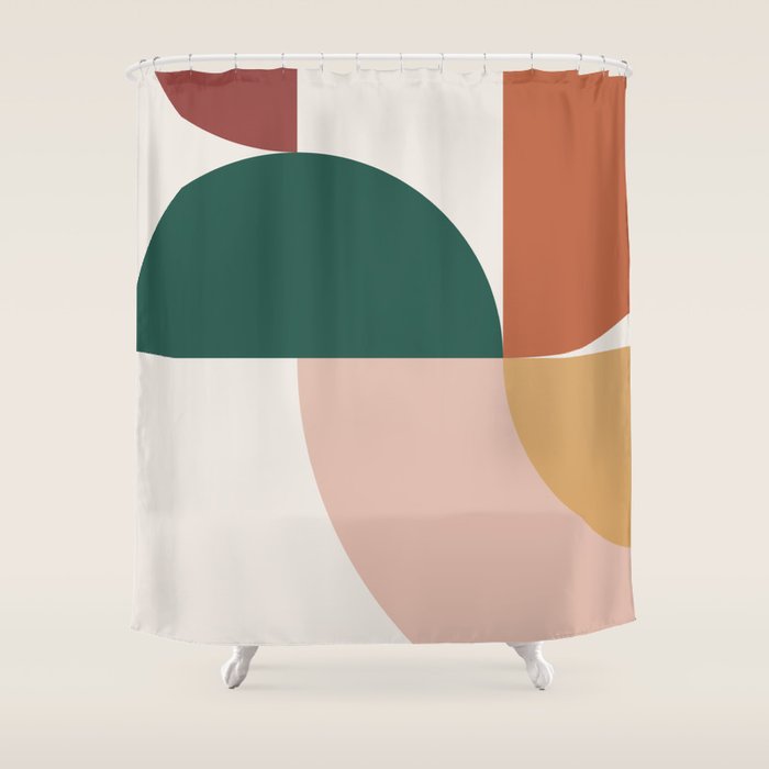 Abstract Geometric 12 Shower Curtain Gallery Image 1