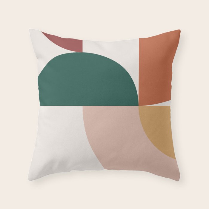 Abstract Geometric 12 Throw Pillow Gallery Image 1