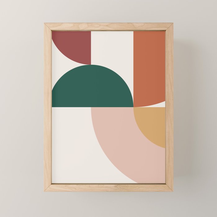 Abstract Geometric 12 Mini Art Print Gallery Image 1