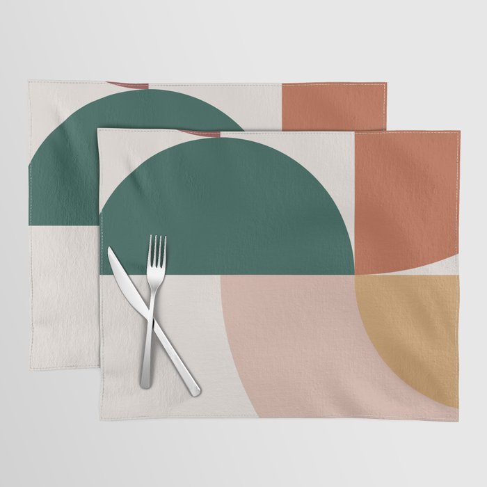 Abstract Geometric 12 Placemat Gallery Image 1