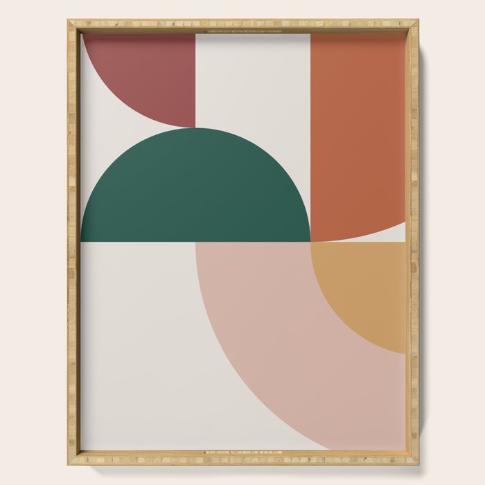 Abstract Geometric 12 Serving Tray Gallery Image 1