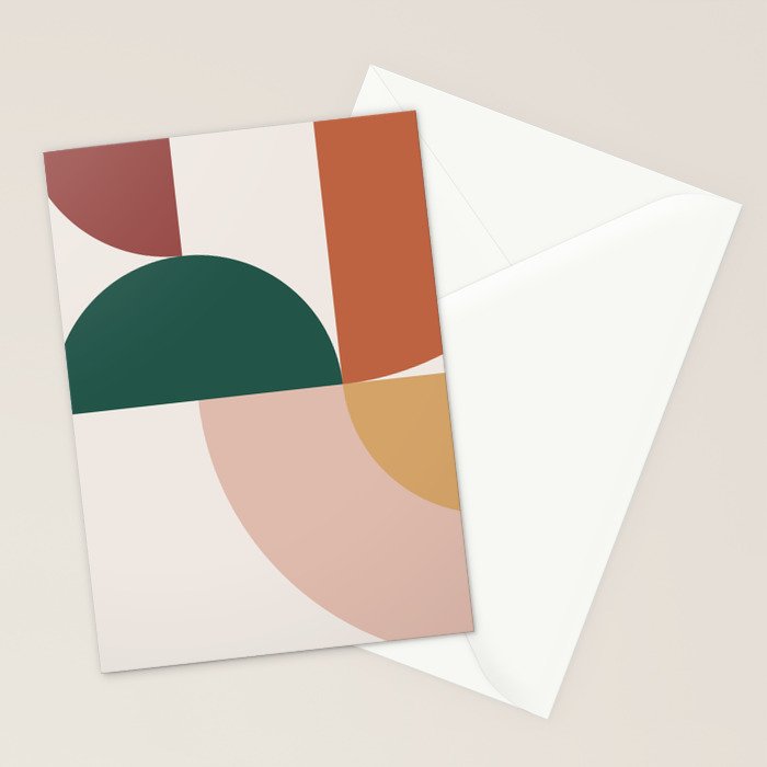 Abstract Geometric 12 Stationery Card Gallery Image 2