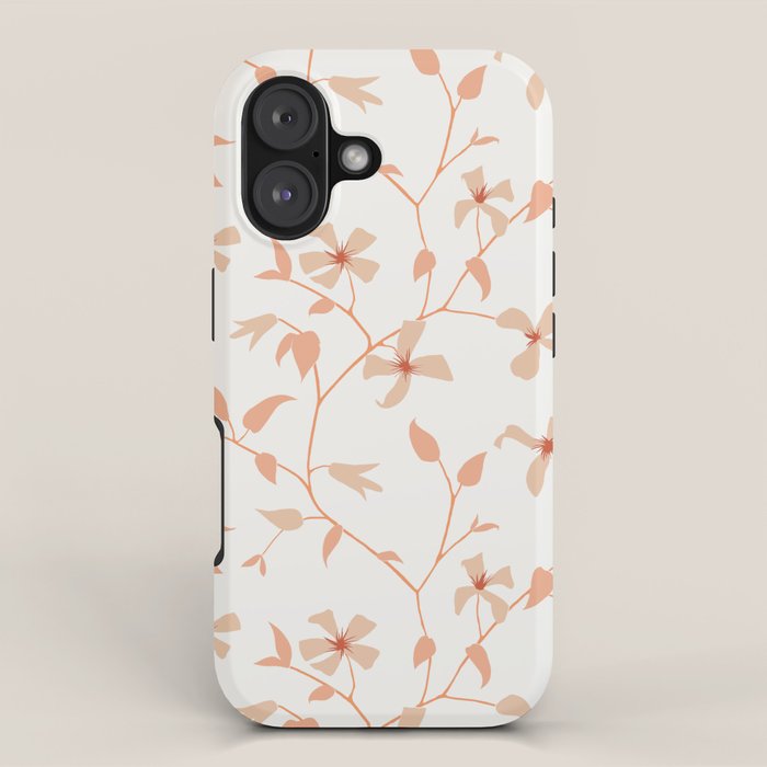 Floral Clematis Vine iPhone Case Gallery Image 1