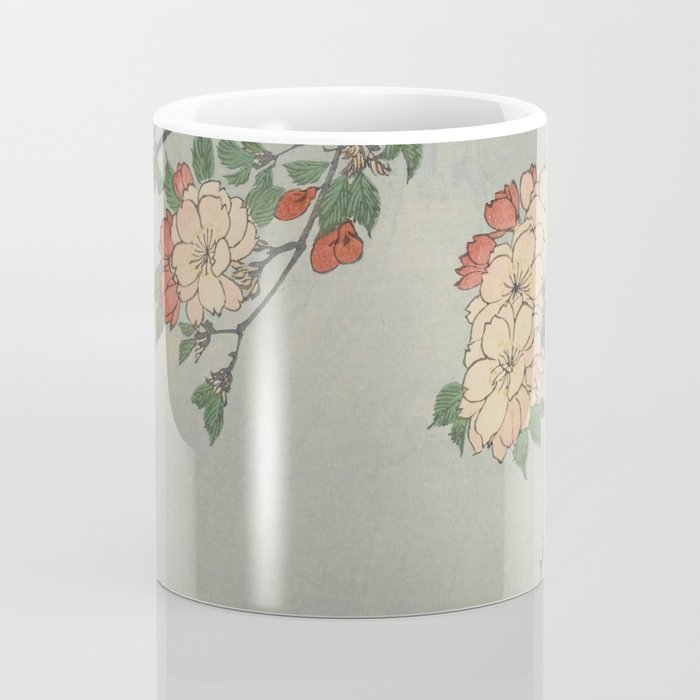 Cherry Blossoms on Spring River Ukiyo-e Japanese Art Coffee Mug Gallery Image 4