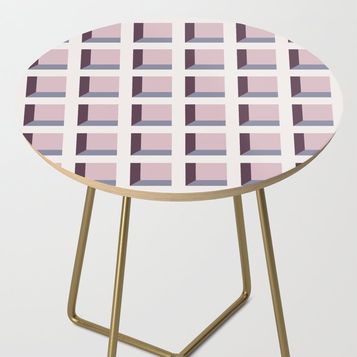 Minimalist 3D Pattern VIII Side Table Gallery Image 2