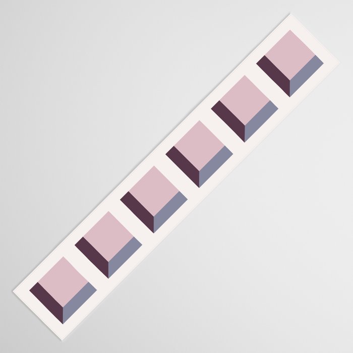 Minimalist 3D Pattern VIII Table Runner Gallery Image 3