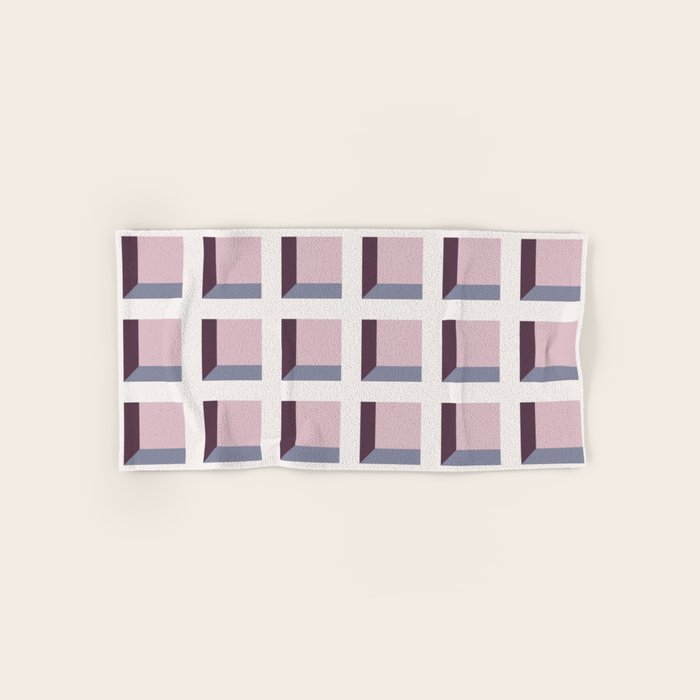 Minimalist 3D Pattern VIII Bath Towel Gallery Image 1