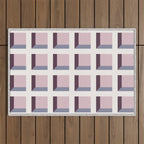 Minimalist 3D Pattern VIII Outdoor Rug Gallery Image 1