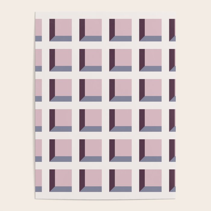 Minimalist 3D Pattern VIII Poster Gallery Image 4
