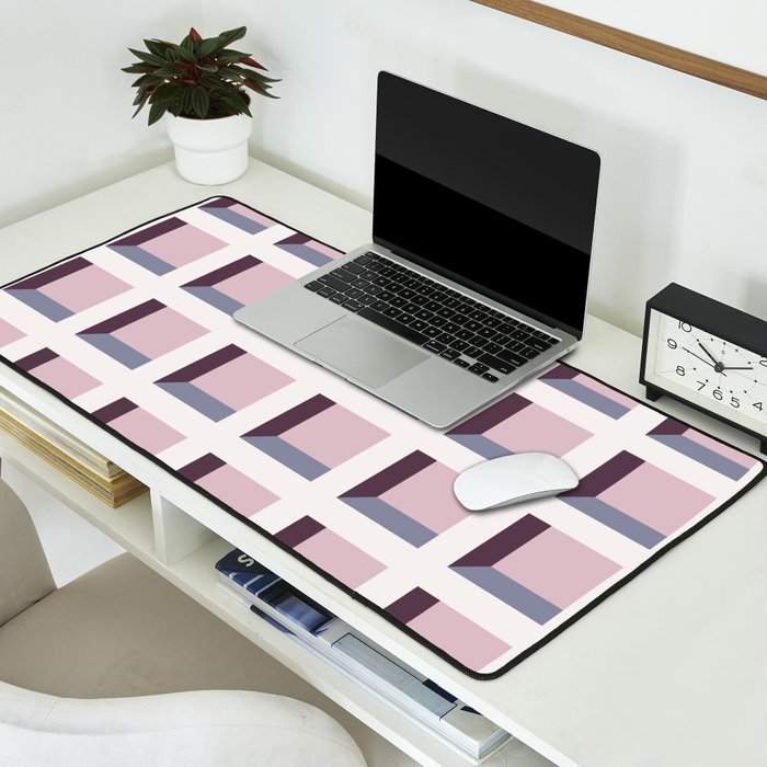 Minimalist 3D Pattern VIII Desk Mat Gallery Image 2