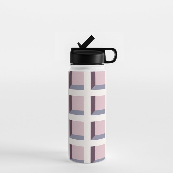 Minimalist 3D Pattern VIII Water Bottle Gallery Image 1