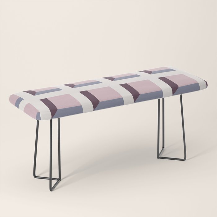 Minimalist 3D Pattern VIII Bench Gallery Image 1