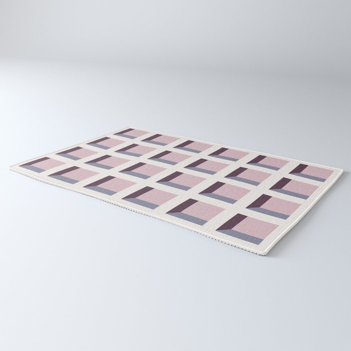 Minimalist 3D Pattern VIII Rug Gallery Image 3