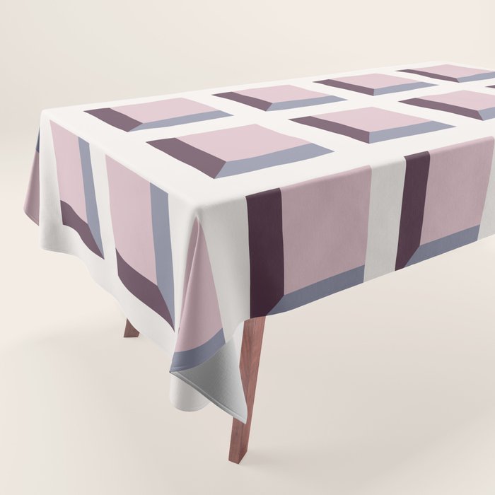 Minimalist 3D Pattern VIII Tablecloth Gallery Image 1
