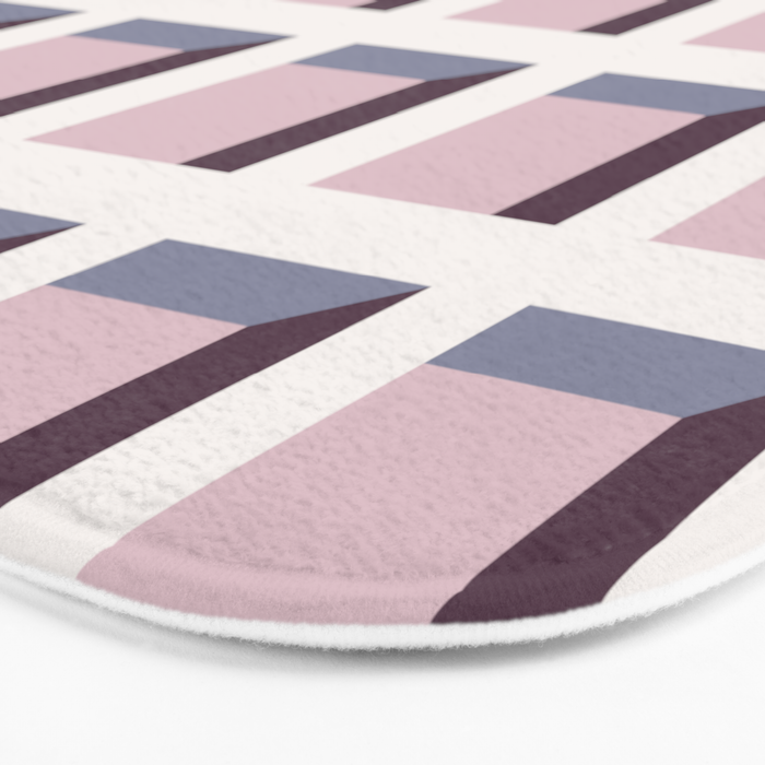 Minimalist 3D Pattern VIII Bath Mat Gallery Image 3