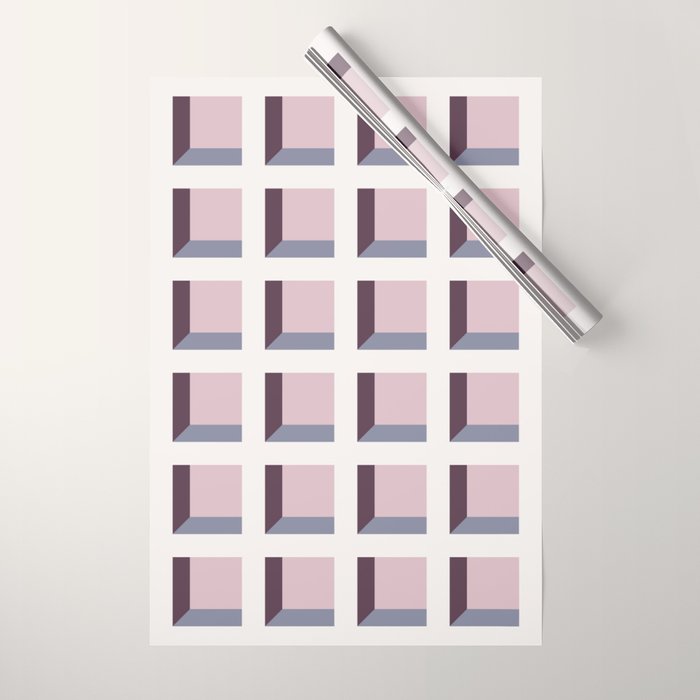 Minimalist 3D Pattern VIII Wrapping Paper Gallery Image 1