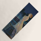 Melody of Ancient Egypt Art Deco romantic female figure by the River Nile painting by Henry Clive Yoga Mat Gallery Image 1