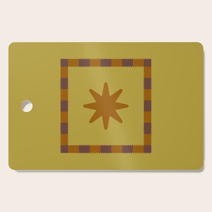 Vibrant Star Cutting Board Gallery Image 1