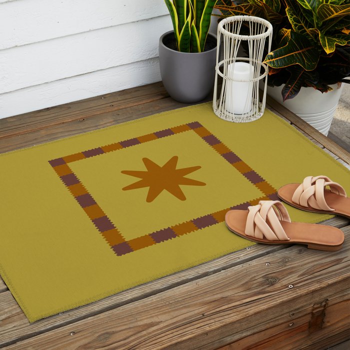 Vibrant Star Outdoor Rug Gallery Image 2