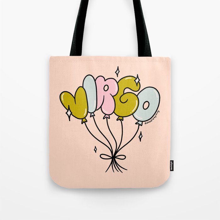 Virgo Balloons Tote Bag Gallery Image 1