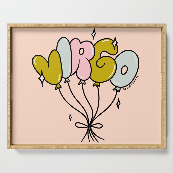Virgo Balloons Serving Tray Gallery Image 1