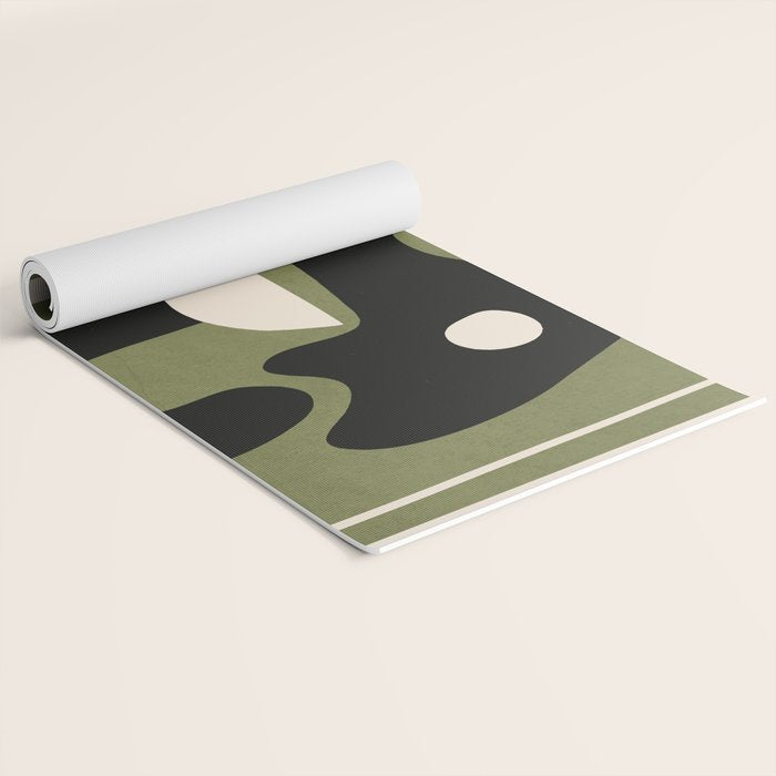Modern Abstract Art 21 Yoga Mat Gallery Image 2