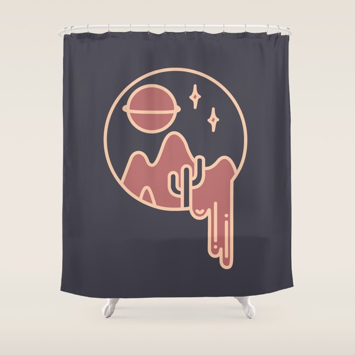 YOU ME AND THE STARS Shower Curtain Gallery Image 1