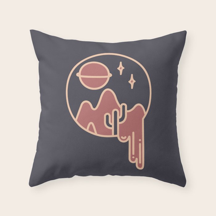 YOU ME AND THE STARS Throw Pillow Gallery Image 6
