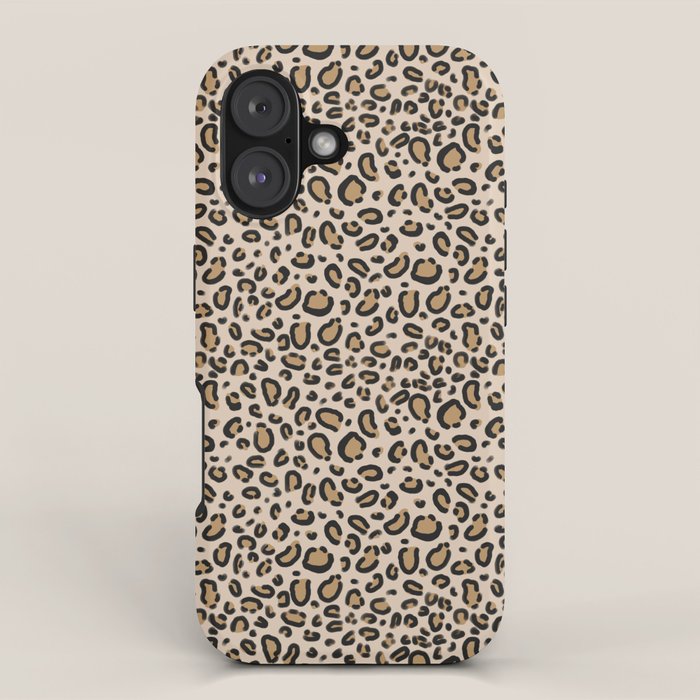 Leopard print - classic cheetah print, animal print iPhone Case Gallery Image 1