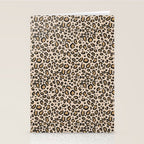 Leopard print - classic cheetah print, animal print Stationery Card Gallery Image 2