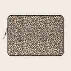 Leopard print - classic cheetah print, animal print Laptop Sleeve Gallery Image 1