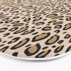 Leopard print - classic cheetah print, animal print Bath Mat Gallery Image 3