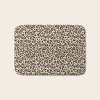 Leopard print - classic cheetah print, animal print Bath Mat Gallery Image 1