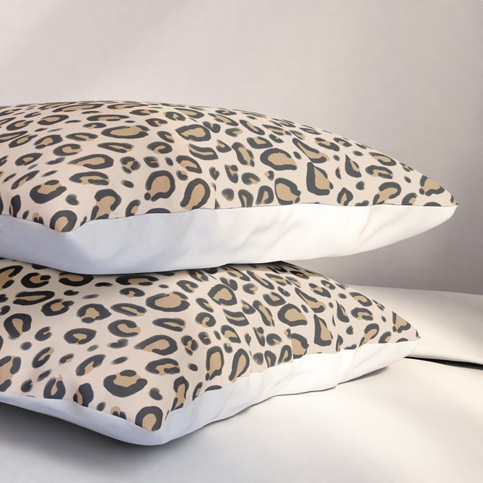 Leopard print - classic cheetah print, animal print Pillow Sham Gallery Image 3