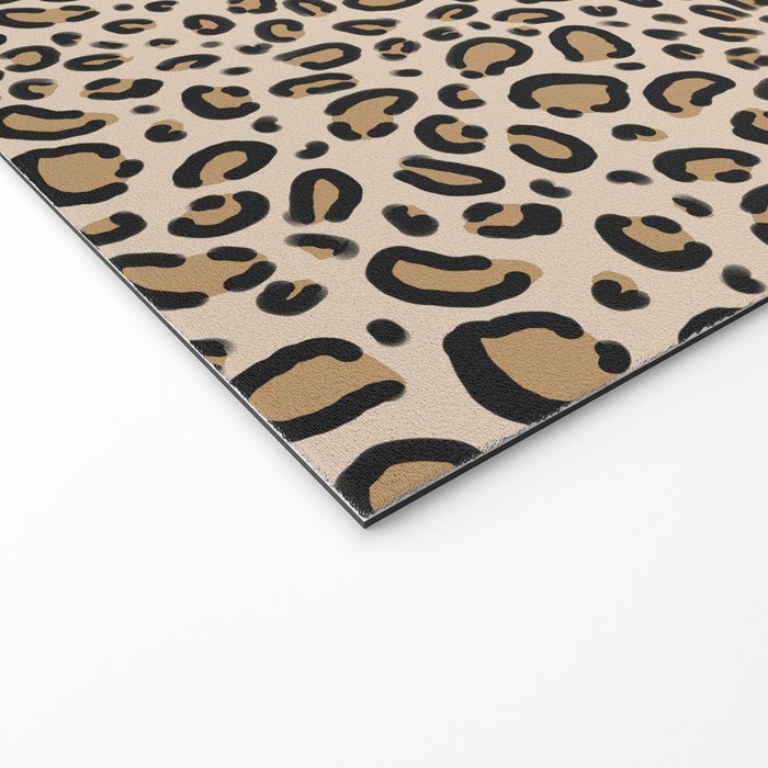 Leopard print - classic cheetah print, animal print Welcome Mat Gallery Image 2