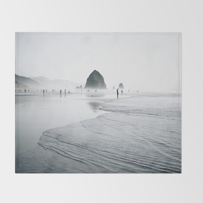 Cannon Beach Throw Blanket Gallery Image 2